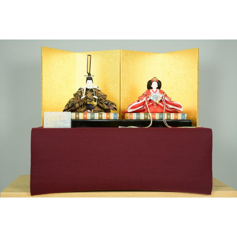 雛人形 左京 田村芙紗彦 親王飾り 限定品 京十二番 鳳凰と鹿 荒振金二