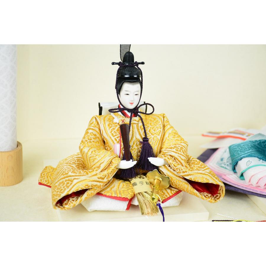ひな人形セット有職雛 親王 飾り台 屏風 燭台 花セット 【公式通販】