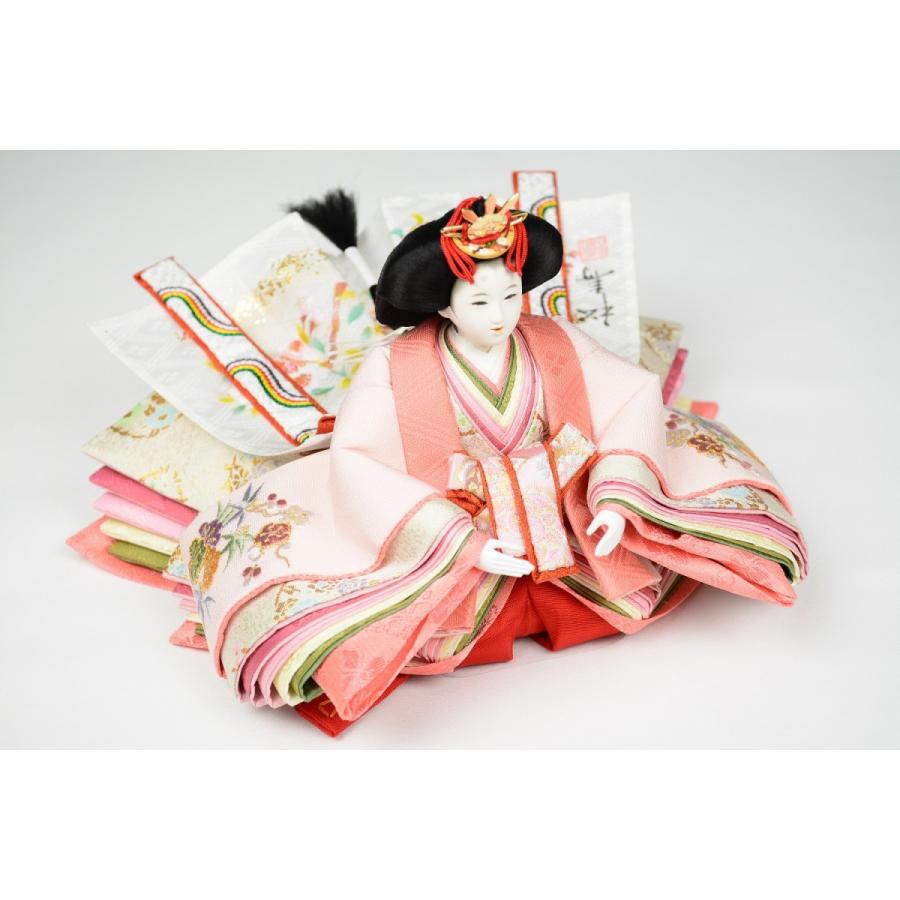 雛人形 小出松寿 限定製作品 正絹 京刺繍（上） 松竹梅文様 京十二番