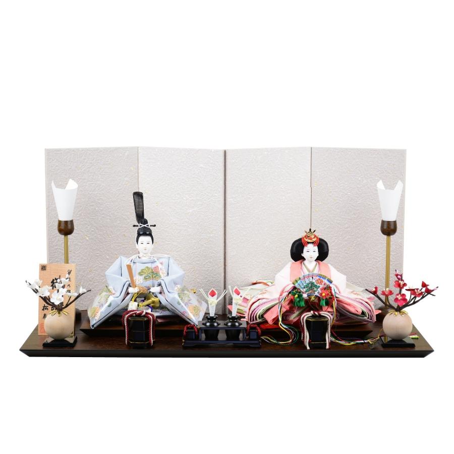 雛人形 小出松寿 限定製作品 正絹 京刺繍（上） 松竹梅文様 京十二番