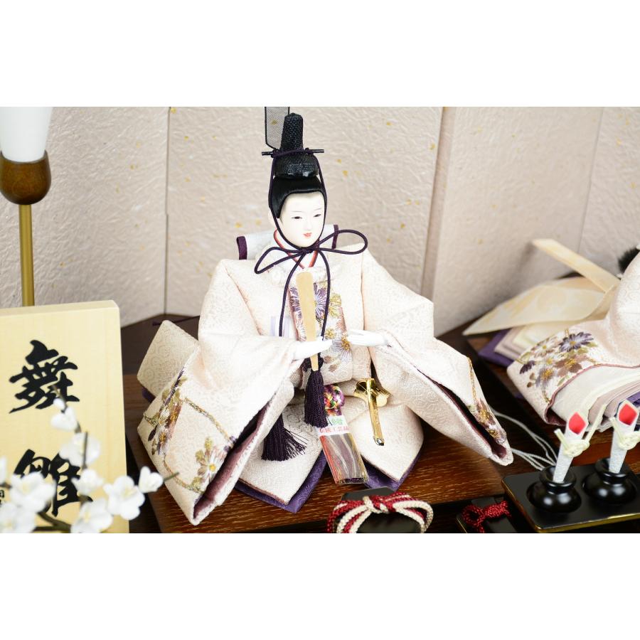 平安道翠 雛人形 製作数量限定ひな人形 陽春 大芥子親王 平台 平安型 