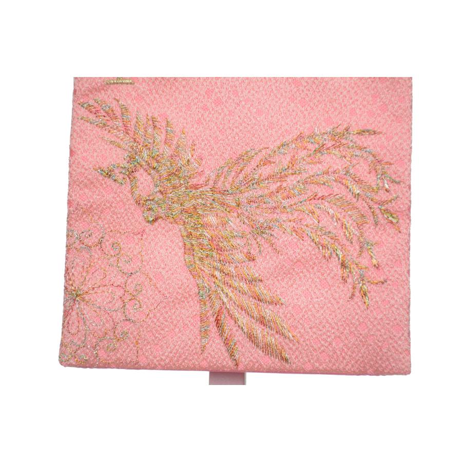 名前旗 小 刺繍 木製台付きセット 鳳凰天翔 旗サイズ29cm 命名旗