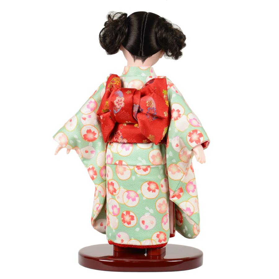 松寿 市松人形 八寸 特選友禅 高さ約38cm EA86005-G31 : 赤ちゃん