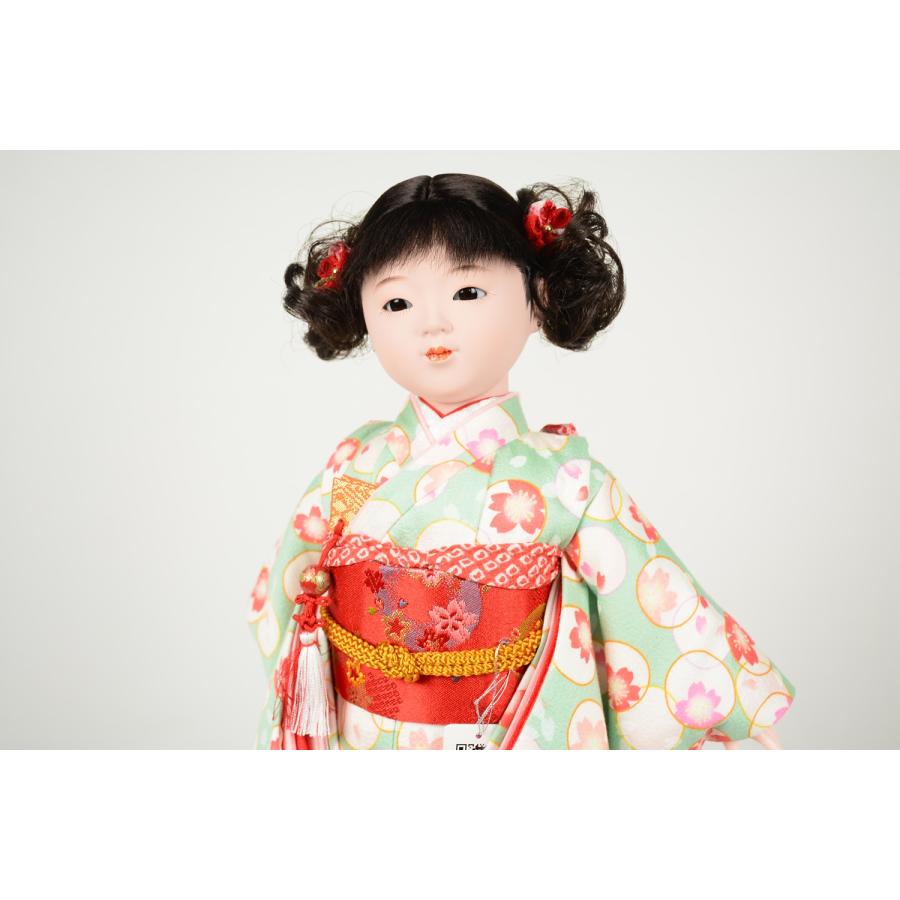 松寿 市松人形 八寸 特選友禅 高さ約38cm EA86005-G31 : 赤ちゃん