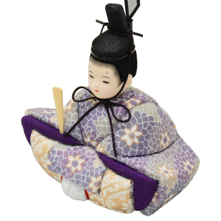 雛人形 悠香 コンパクト親王飾り 彩花 木目込人形 平飾り ひな人形