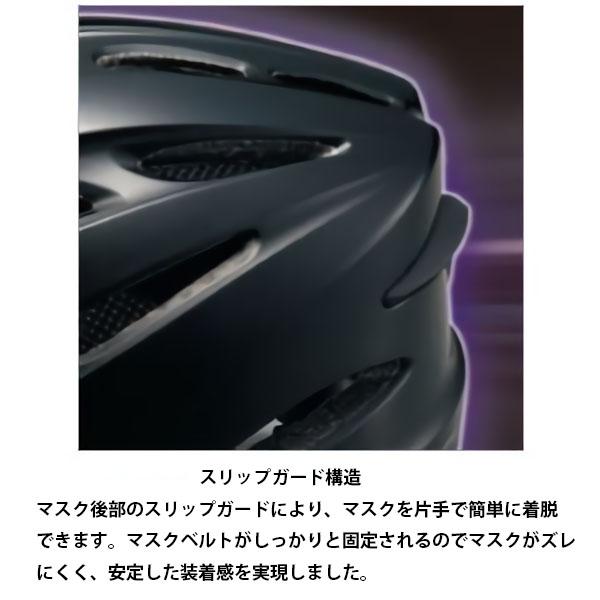 ゼット（ZETT） 野球プロテクター 硬式捕手用ヘルメット つや消し