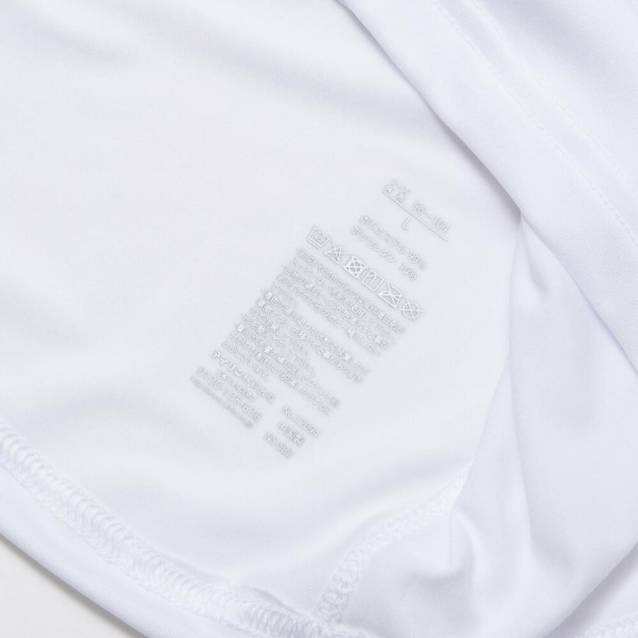 四重構造 大容量 脇汗パッド 付き UVカット 吸汗速乾 ドライ ストレッチ Vネック Tシャツ 半袖 メンズ インナー 仕事着 作業着 M L LL 白/黒 12094 [CT-14] |  | 06