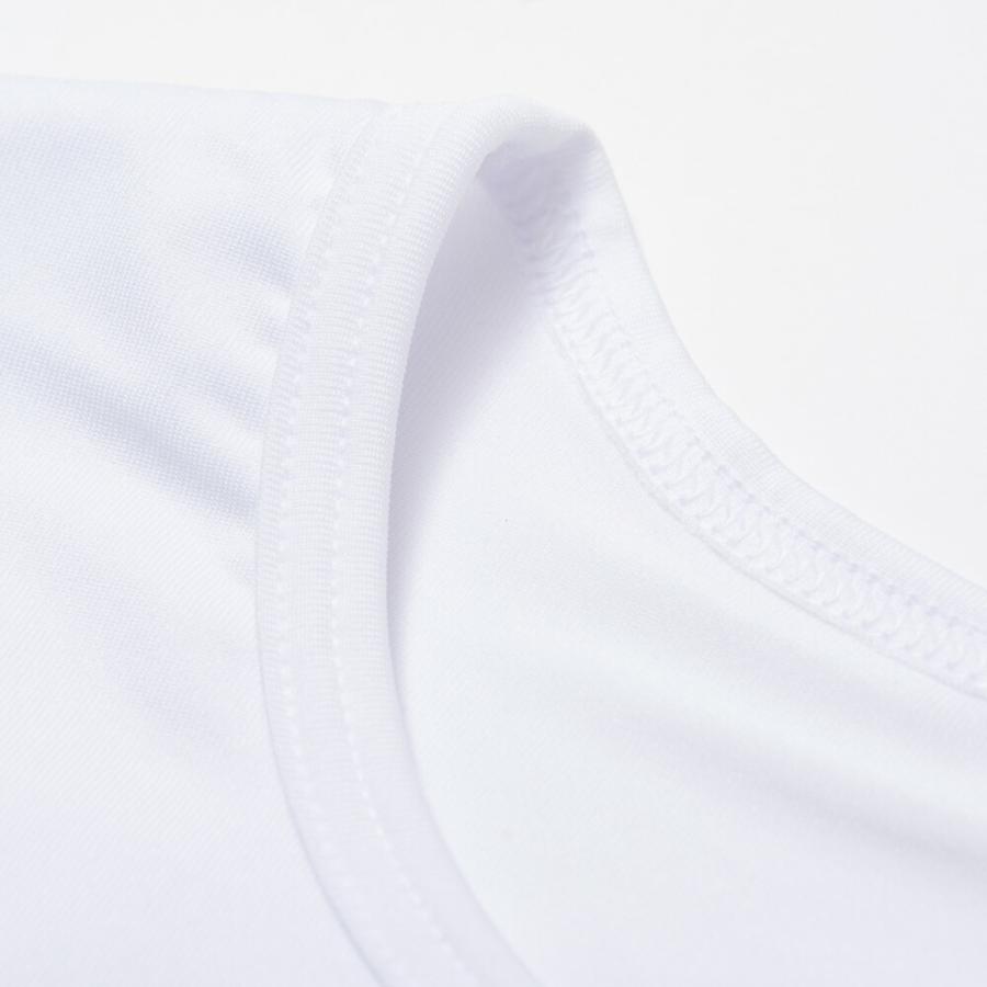 インナー Tシャツ 半袖 メンズ 胸二重構造 胸ポチ対策 UVカット 吸汗速乾 ドライ ストレッチ クルーネック ワーク M L LL 白/黒/紺 12119 [BB-02] |  | 05