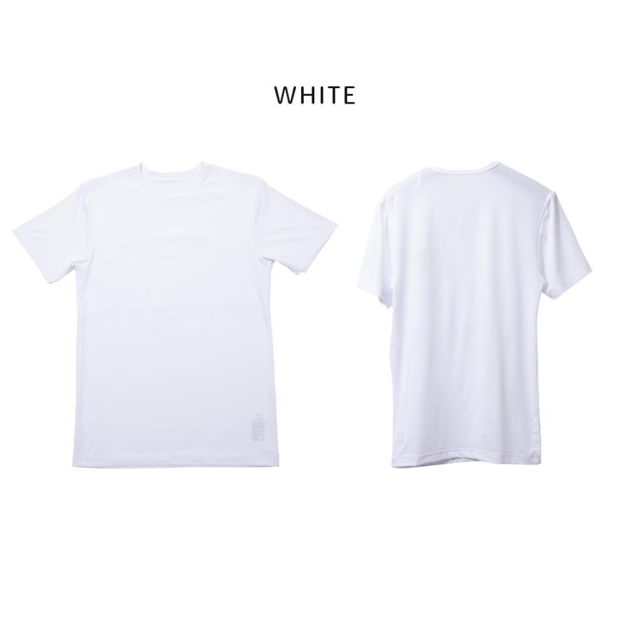 インナー Tシャツ 半袖 メンズ 胸二重構造 胸ポチ対策 UVカット 吸汗速乾 ドライ ストレッチ クルーネック ワーク M L LL 白/黒/紺 12119 [BB-02] |  | 08