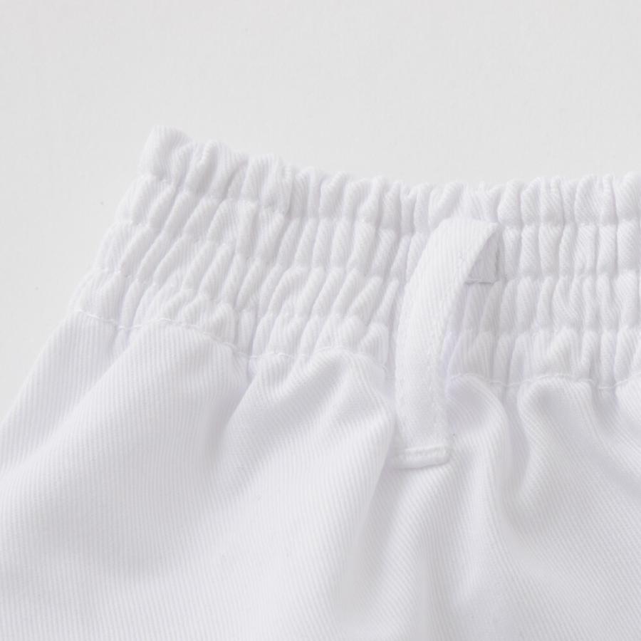 TCツイルショートパンツ体操服 体操ズボン 体操パンツ クウォーターパンツ ファスナー付 男の子 女の子 110 120 130 140 150 160 170 白/ホワイト 17100 [CT-11] |  | 02