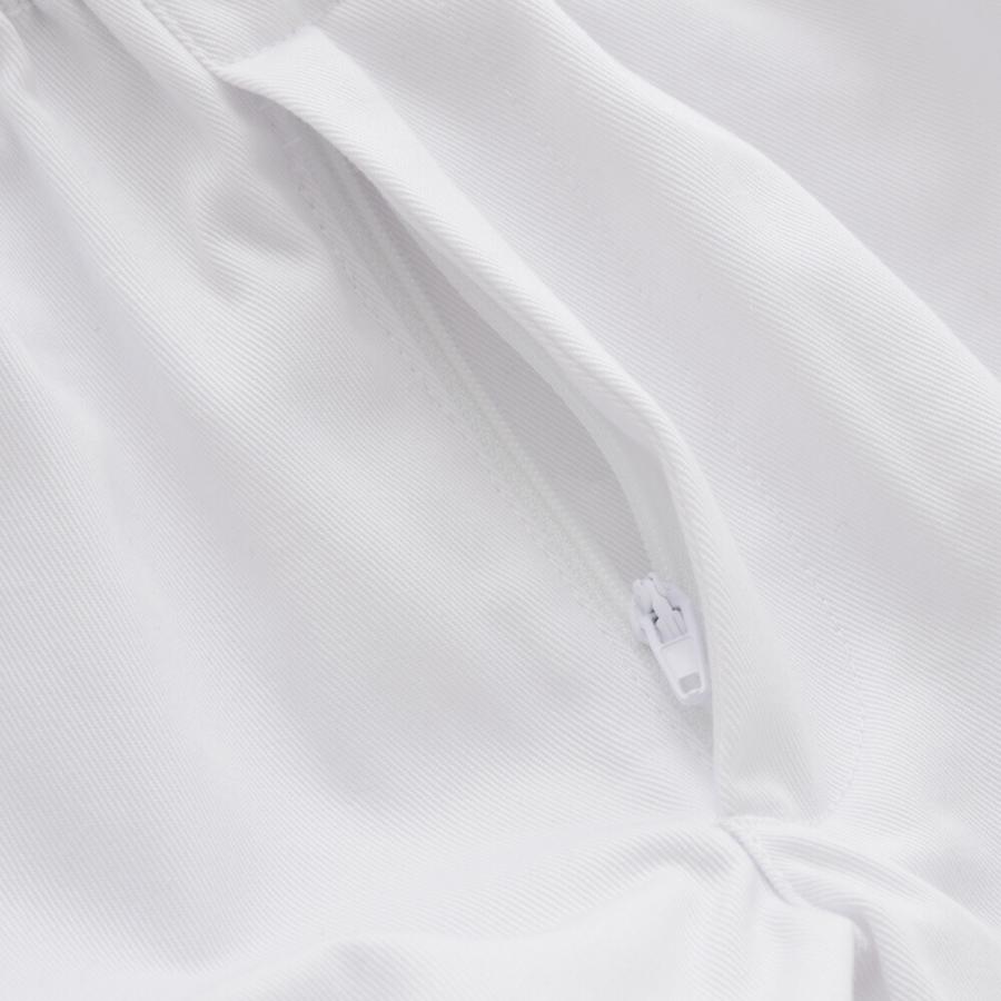 TCツイルショートパンツ体操服 体操ズボン 体操パンツ クウォーターパンツ ファスナー付 男の子 女の子 110 120 130 140 150 160 170 白/ホワイト 17100 [CT-11] |  | 03