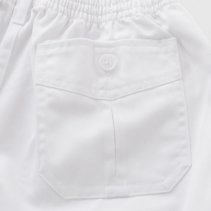 TCツイルショートパンツ体操服 体操ズボン 体操パンツ クウォーターパンツ ファスナー付 男の子 女の子 110 120 130 140 150 160 170 白/ホワイト 17100 [CT-11] |  | 04