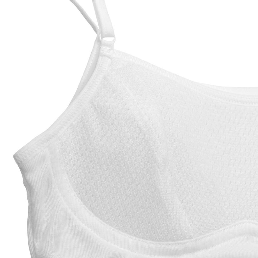 キャミソール ソフトカップ付き メッシュタイプ キッズ 女の子 インナー ネームタグレス 下着 体育 カップ付き 140 150 160 165 白/黒 32671 [CT-16] |  | 08