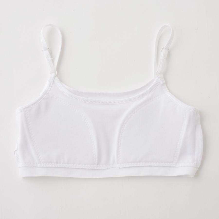 ハーフトップ ジュニア キッズ ダンス 子供 ハーフトップブラ カップインタイプ インナー 肌着 綿混 女の子 140 150 160 165 白/黒 140-165cm 33084 [SG-R] |  | 07