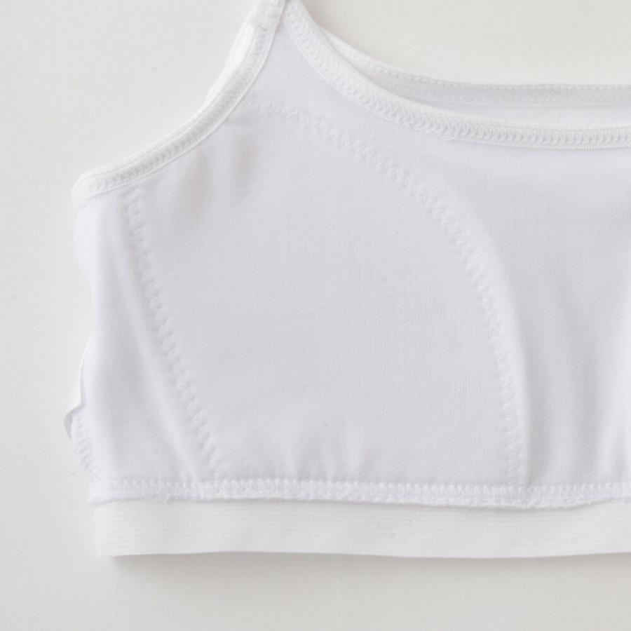 ハーフトップ ジュニア キッズ ダンス 子供 ハーフトップブラ カップインタイプ インナー 肌着 綿混 女の子 140 150 160 165 白/黒 140-165cm 33084 [SG-R] |  | 08