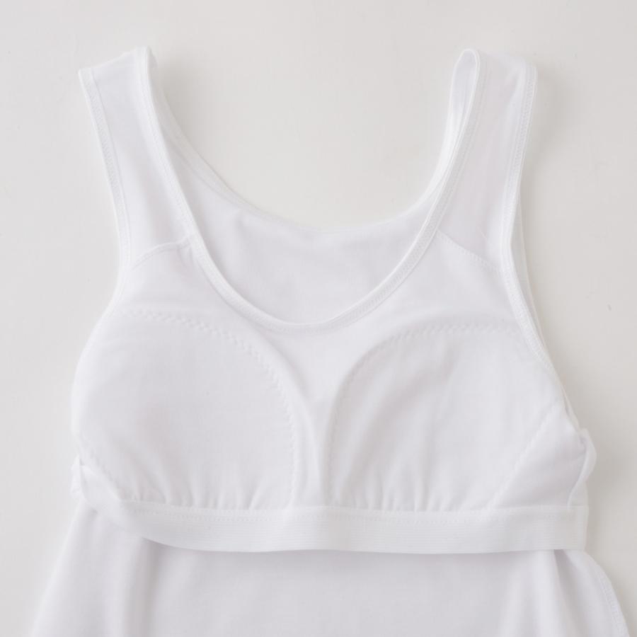 ソフトカップ付き タンクトップ UVカット 制菌防臭 ドライ ストレッチ カップインタイプ キッズ ジュニア 子供 女の子 140 150 160 165 白/黒 33208 [CT-08] |  | 05