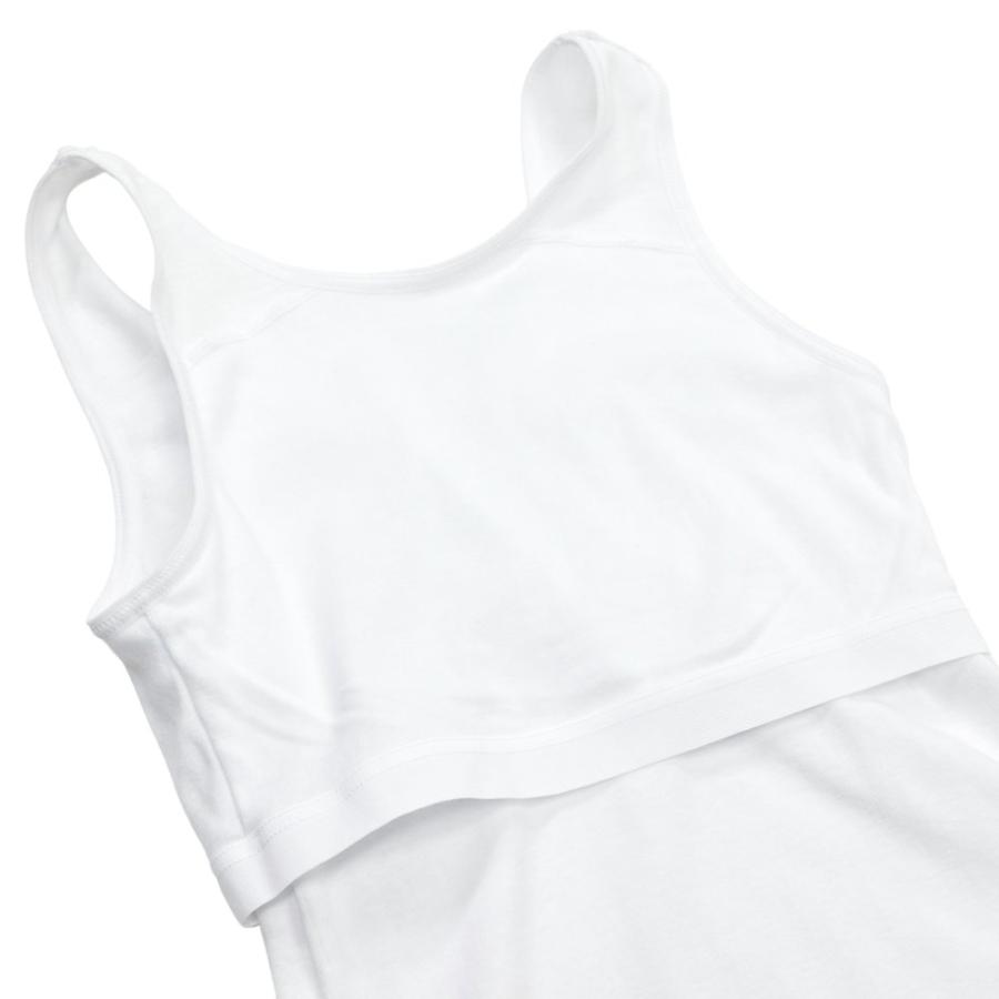 綿100％ タンクトップ ソフトカップ付き 女の子 インナー ネームタグレス キッズ 下着 体育 タンク コットン100％ 140 150 160 165 白/黒 33472 [BB-04] |  | 07