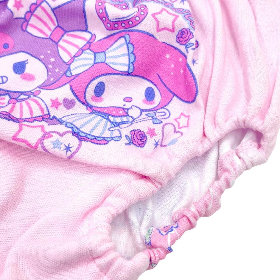 サンリオ キャラクター ショーツ 2枚組 綿100% 女の子 ラメプリント キッズ ネームタグ付き 下着 ハローキティ マイメロ クロミ 100 110 120 130 36098 [BB-02] |  | 04