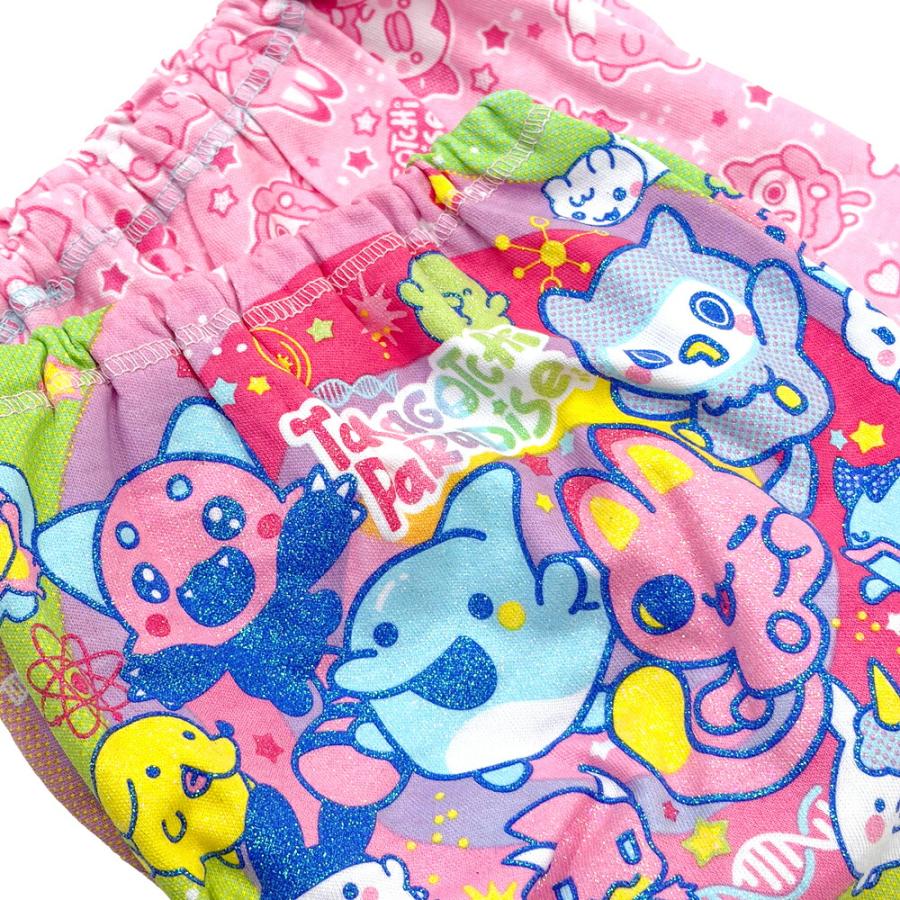 たまごっち ショーツ 2枚組 綿100% たまごっちパラダイス 女の子 ラメプリント キッズ 女児 2枚セット 2Pパンツ ネームタグ付き 下着 110 120 130 36665 [CT-16] |  | 02