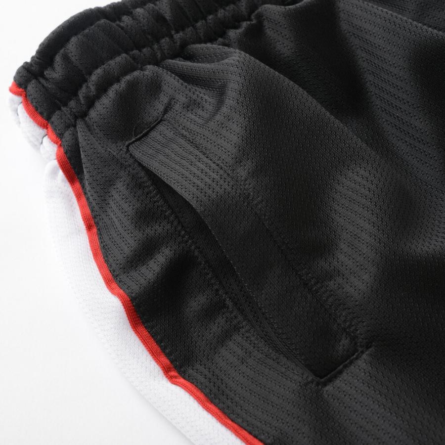 バスケットボールパンツ キッズ ジュニア バスパン バスケパンツ スナップボタン 長ズボン ジャージ 下 男の子 女の子 130 140 150 160 黒/紺 8486640 [BB-24] |  | 05