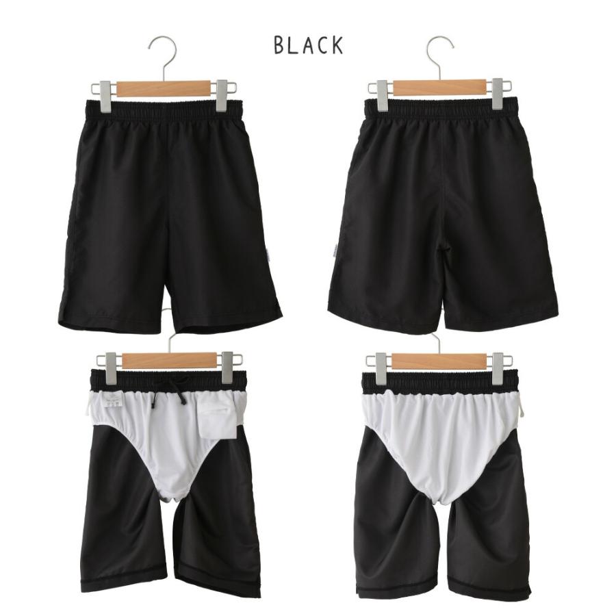 スクール水着男子 スクール水着子供男子 UVカット サーフパンツ ミドル丈 小学生 中学生 水泳 大きいサイズ 120 130 140 150 160 170 黒/紺 855475 [BB-23] |  | 11