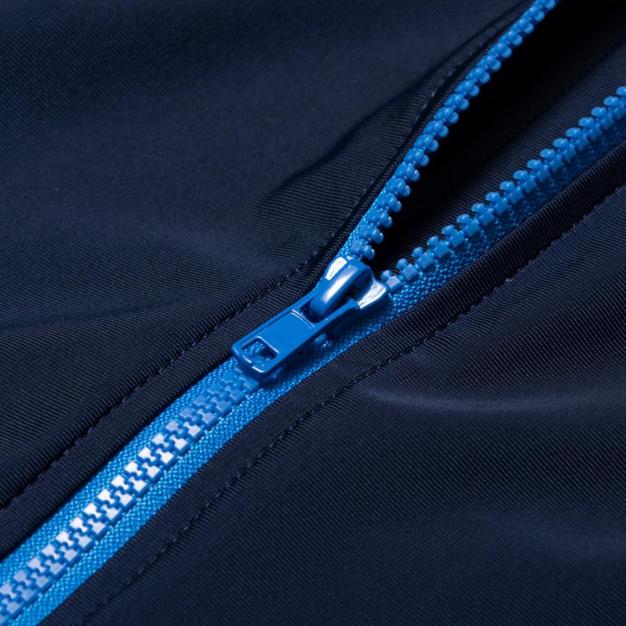 UVカット UPF50+ スクール水着 ラッシュガード 男の子 長袖 ジップ付き キッズ ジュニア 小学生 中学生 水泳 120 130 140 150 160 170 紺/黒 855502 [CT-08] |  | 04