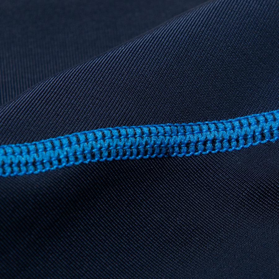 UVカット UPF50+ スクール水着 ラッシュガード 男の子 長袖 ジップ付き キッズ ジュニア 小学生 中学生 水泳 120 130 140 150 160 170 紺/黒 855502 [CT-08] |  | 05