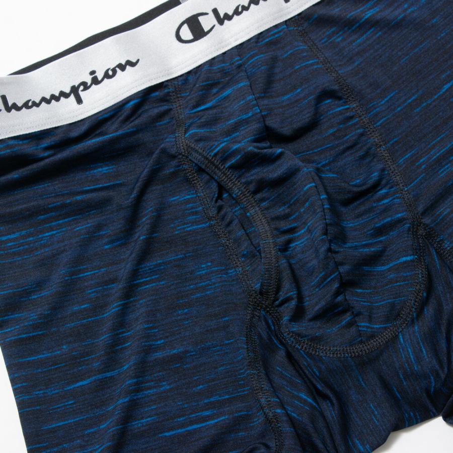Champion チャンピオン 吸汗速乾 ドライ ボクサーパンツ 前開き アンダーウェア 下着 ストレッチ メンズ 男 M L LL グレー/紺/黒 ea201 [BB-22] | Champion | 03
