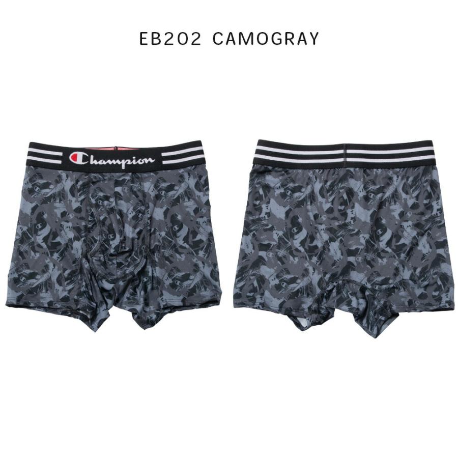 Champion チャンピオン 抗菌防臭 吸汗速乾 ドライ ボクサーパンツ 前開き 下着 ストレッチ メンズ 男 M L LL 迷彩/ヒョウ柄/赤/グレー/紺/黒 eb201 [CT-03] | Champion | 13