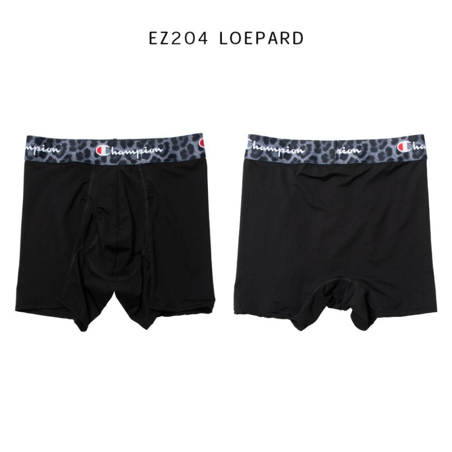 Champion チャンピオン 抗菌防臭 吸汗速乾 ドライ ボクサーパンツ 前開き 下着 ストレッチ メンズ 男 M L LL 迷彩/ヒョウ柄/赤/グレー/紺/黒 eb201 [CT-03] | Champion | 17