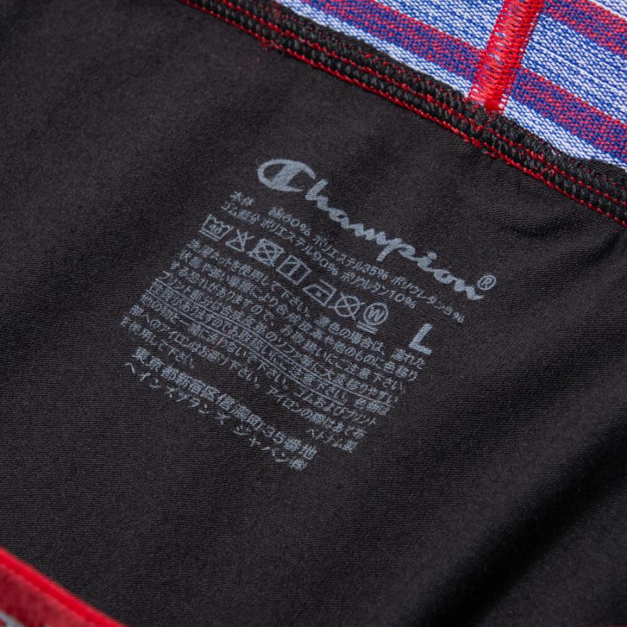 ボクサーパンツ メンズ Champion チャンピオン 吸汗速乾 ドライ 綿混 前開き ストレッチ M L LL 黒 ey203 [BB-06] | Champion | 05
