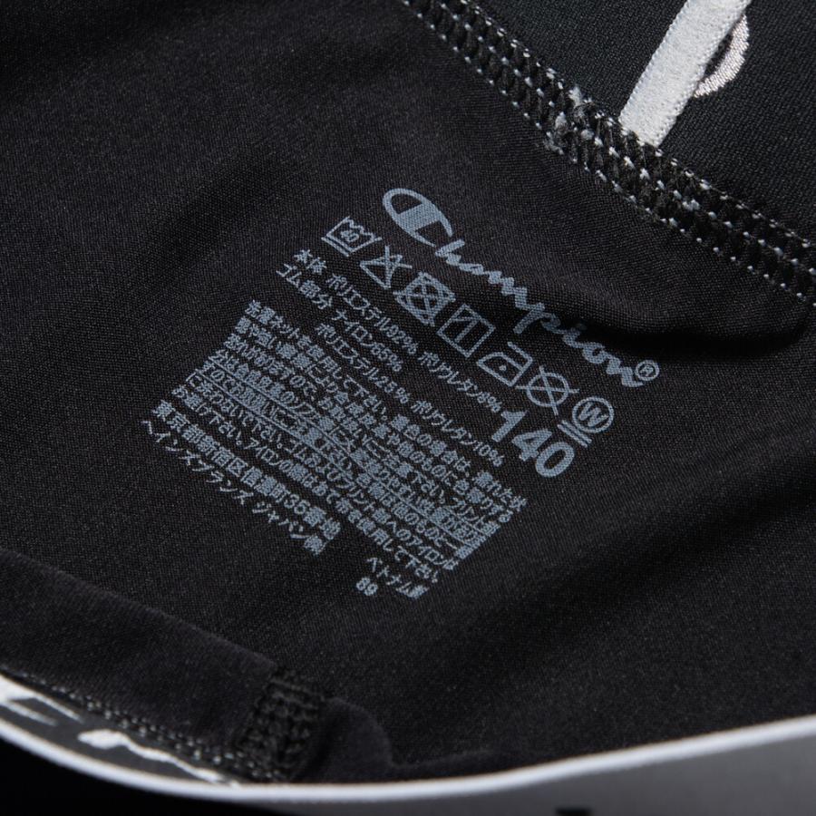 Champion チャンピオン 抗菌防臭 吸汗速乾 ドライ ボクサーパンツ 2P 2枚組 前開き 下着 キッズ ジュニア 男の子 130 140 150 160 紺/黒 ez701 [CT-08] | Champion | 04