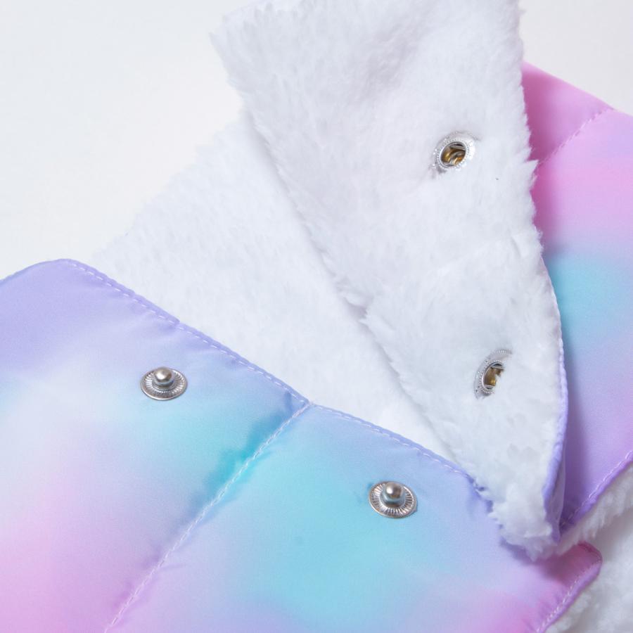 ボタン開閉 ボア フリース ネックウォーマー 女の子 キッズ 子供 子ども 女児 女子 ガールズ 可愛い かわいい ユニコーン ピンク/サックス mw226029 [CT-16] |  | 04