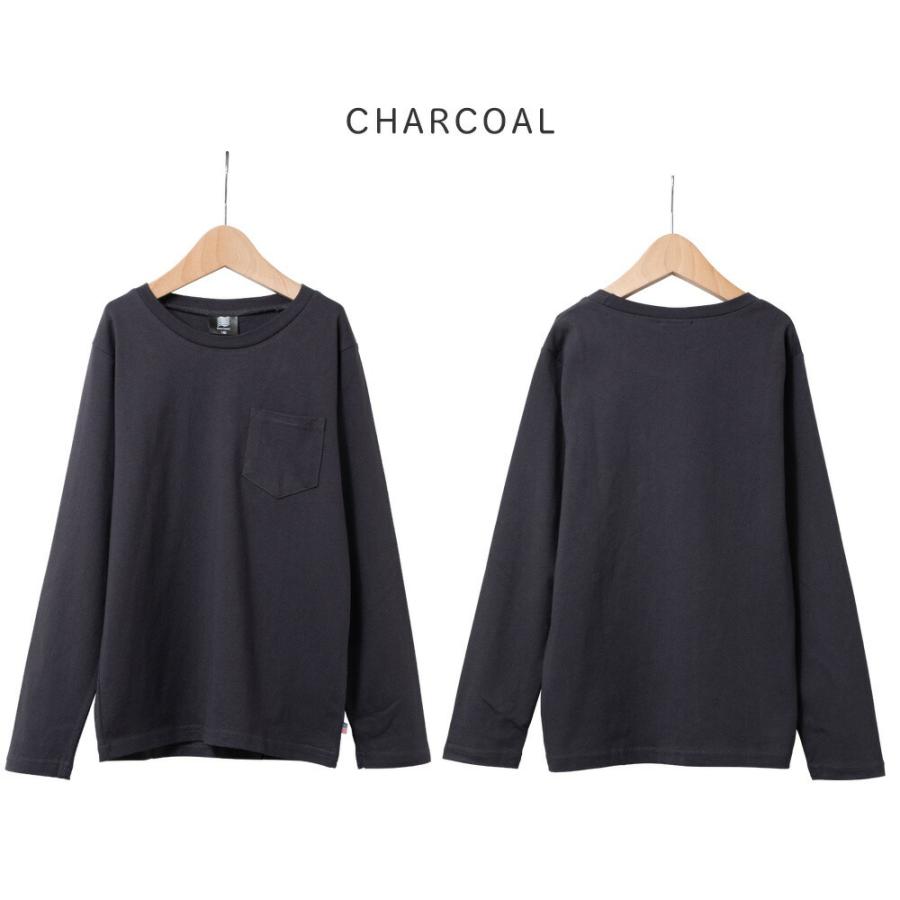 ロンt キッズ 綿100％ ドライ感のあるUSコットン ポケット付き Tシャツ 長袖 無地 クルーネック 120 130 140 150 160 白/紺/グレー/黒 ram-01 [CT-07] |  | 13