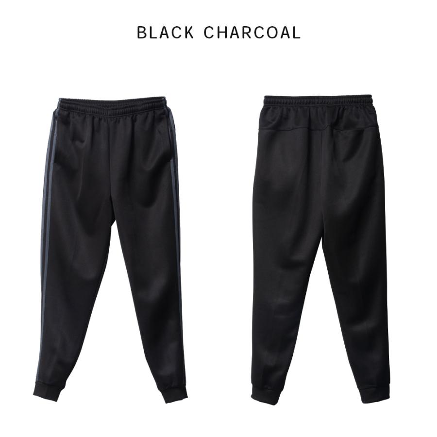 ジャージ メンズ 下 2本ライン 無地 ブリスターロングパンツ 裾