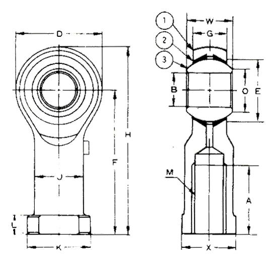 BNF-5L 左ねじ MTR  ロッドエンド｜bb-store｜04