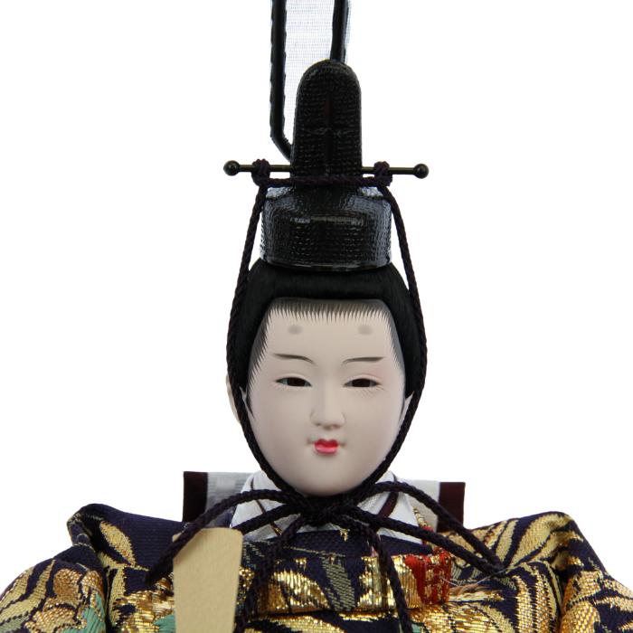 久月 雛人形 親王飾り 19085 オルゴール付 コンパクト 簡単 おしゃれ
