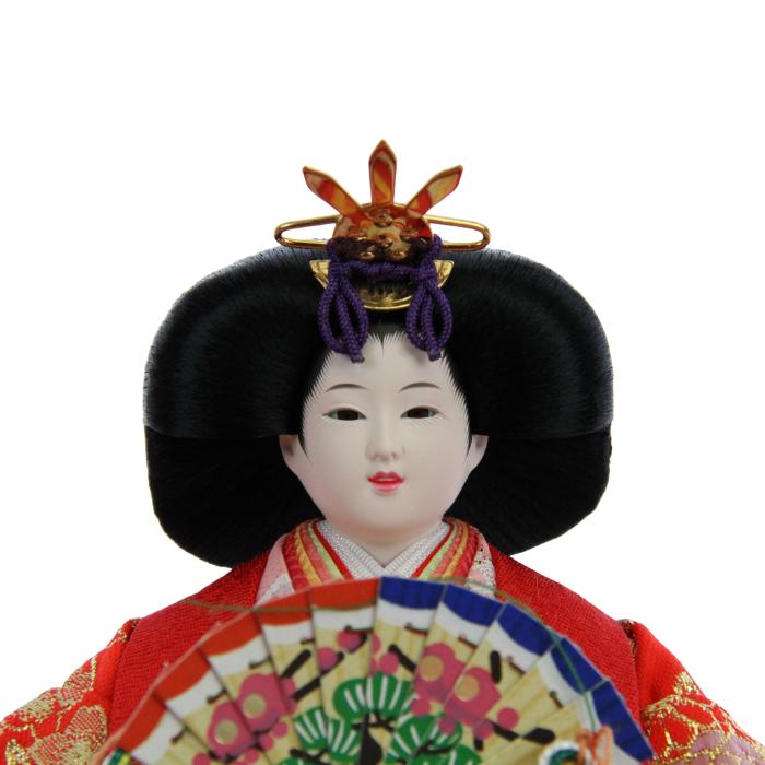 久月 雛人形 親王飾り 19085 オルゴール付 コンパクト 簡単 おしゃれ