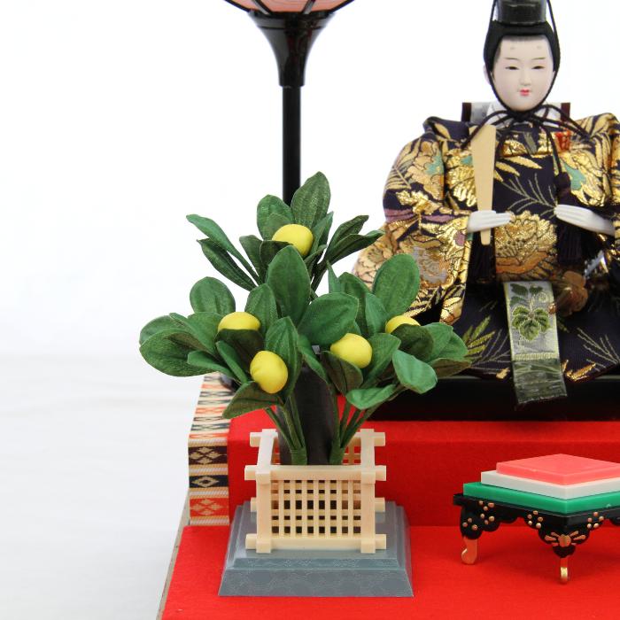 久月 雛人形 親王飾り 19085 オルゴール付 コンパクト 簡単 おしゃれ