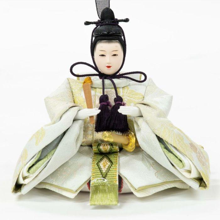 雛人形 おしゃれ コンパクト 吉徳大光 花ひいな 春彩 624S50362 305426 305-426 芥子親王 収納飾り ひな人形 おしゃれ かわいい 和モダン 雛祭り お雛様_16