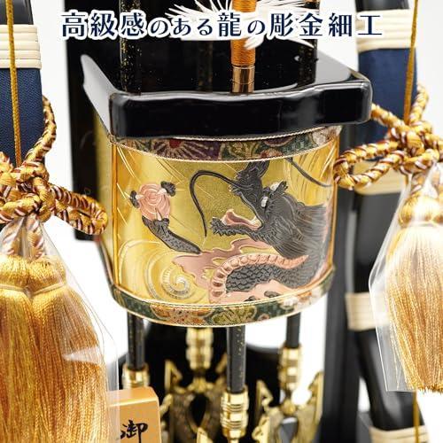 破魔弓 破魔矢 久月 破魔弓飾り 13号 鳥羽 黒塗り ケース 正月飾り 魔