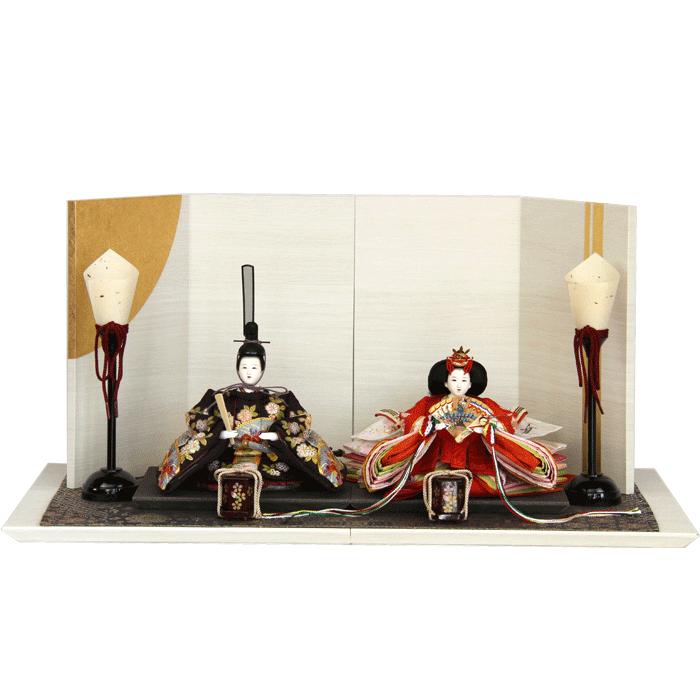 雛人形 ひな人形 おしゃれ モダン コンパクト 東玉 7678 松寿 親王飾り