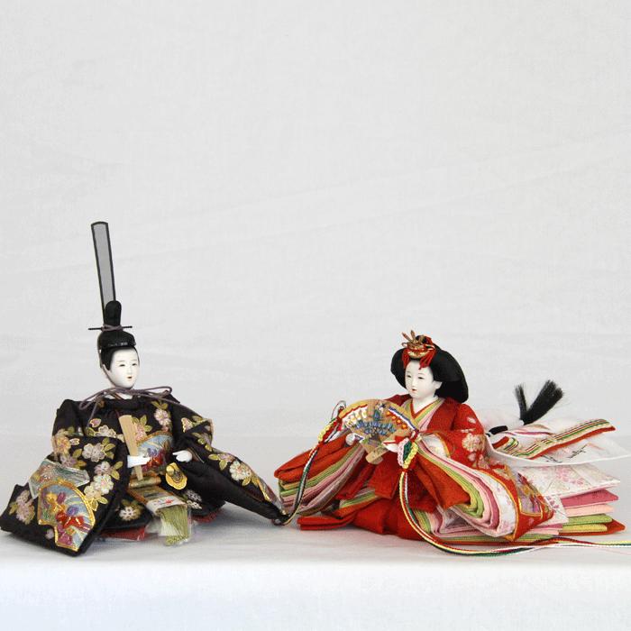 雛人形 ひな人形 おしゃれ モダン コンパクト 東玉 7678 松寿 親王飾り