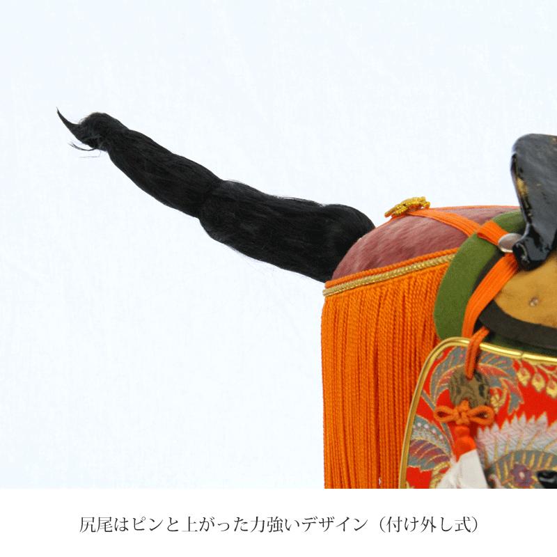 五月人形 大将飾り 馬乗大将 馬乗初陣 京人形 インテリア 大橋弌峰 猪