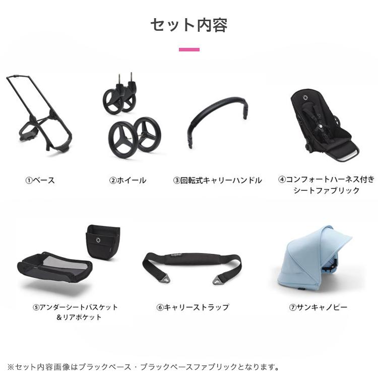 【美品】バガブードラゴンフライのシート部分&バックポケット bugaboo（バガブー） 4年保証 ドラゴンフライ 本体セット Bugaboo