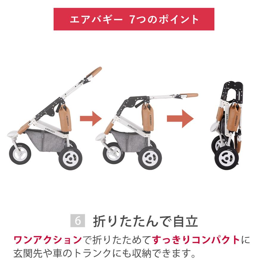 ベビーカー A型 バギー 新生児 エアバギー ココブレーキ EX フロムバース オーバルフレーム AIRBUGGY cocobrake 送料無料の画像