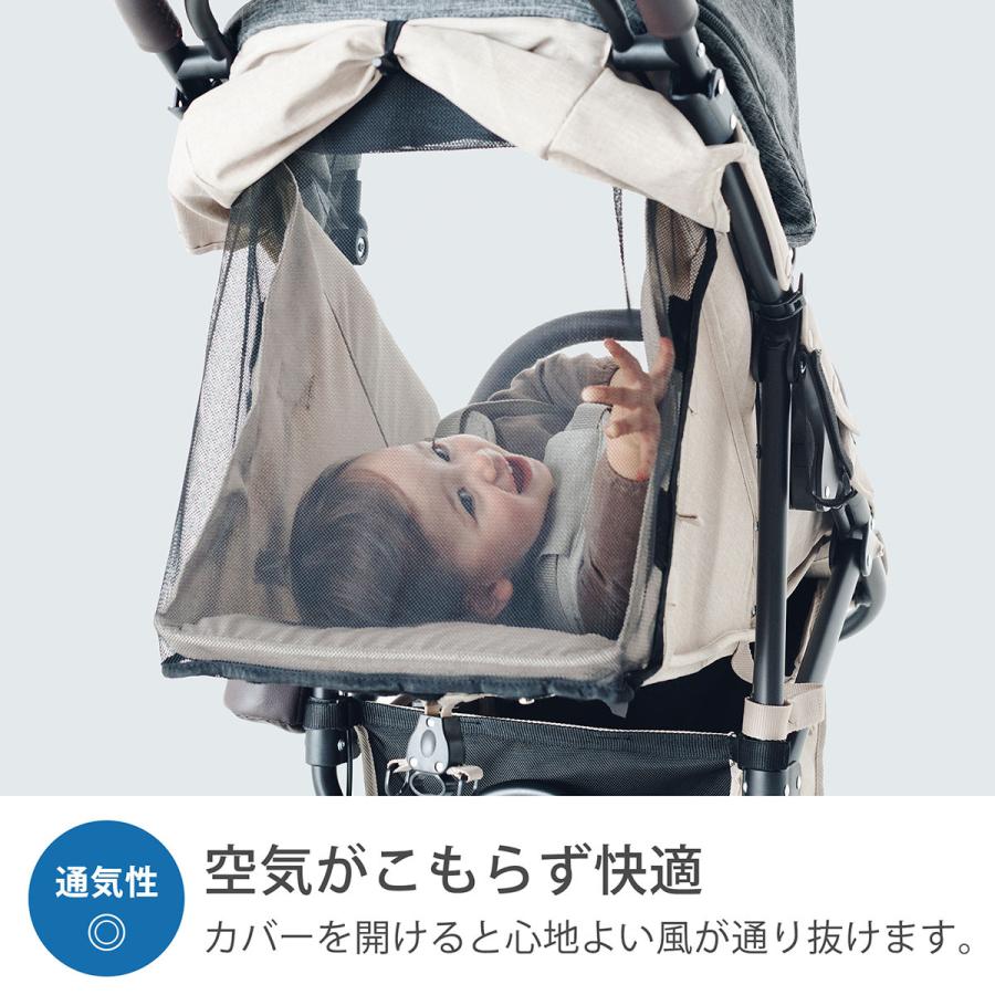 ベビーカー A型 バギー 新生児 エアバギー ココブレーキ EX フロムバース オーバルフレーム AIRBUGGY cocobrake 送料無料の画像