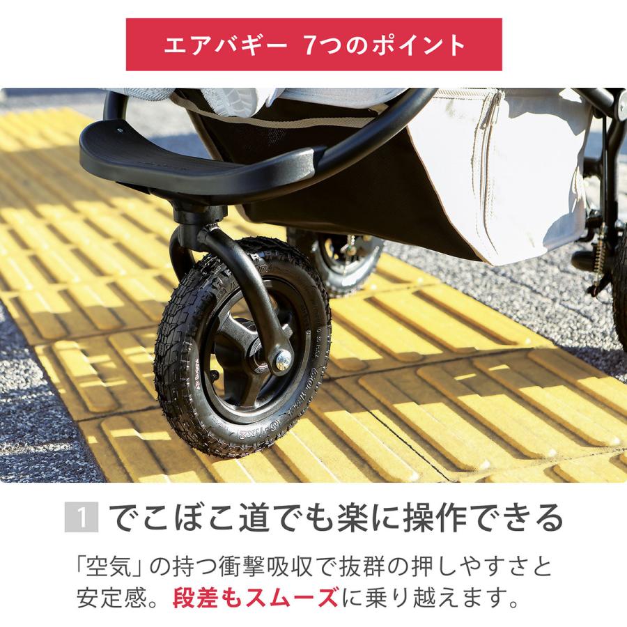 ベビーカー A型 バギー 新生児 エアバギー ココブレーキ EX フロムバース オーバルフレーム AIRBUGGY cocobrake 送料無料の画像