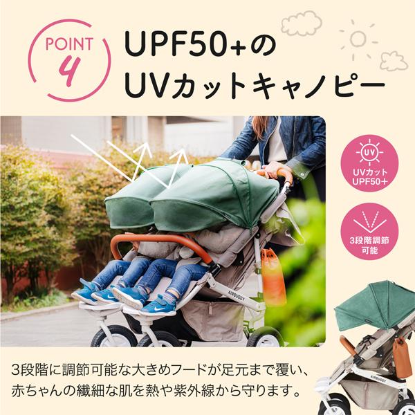ベビーカー バギー 新生児 A型 エアバギー ココダブル EX フロムバース オーバルフレーム AIRBUGGY 送料無料 ATの画像