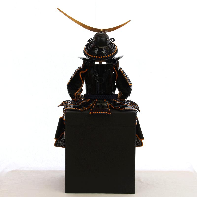 五月人形 鎧飾り 鎧 インテリア 伊達政宗 鈴甲子雄山 雄山作 黒漆五枚